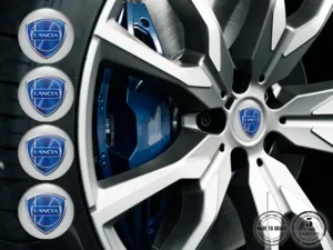 Lancia Calcomanía de Aro Estilo Edición de Cúpula Premium